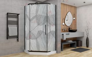 Душевой уголок AvaCan PB 100 MT 100x100 см чёрный